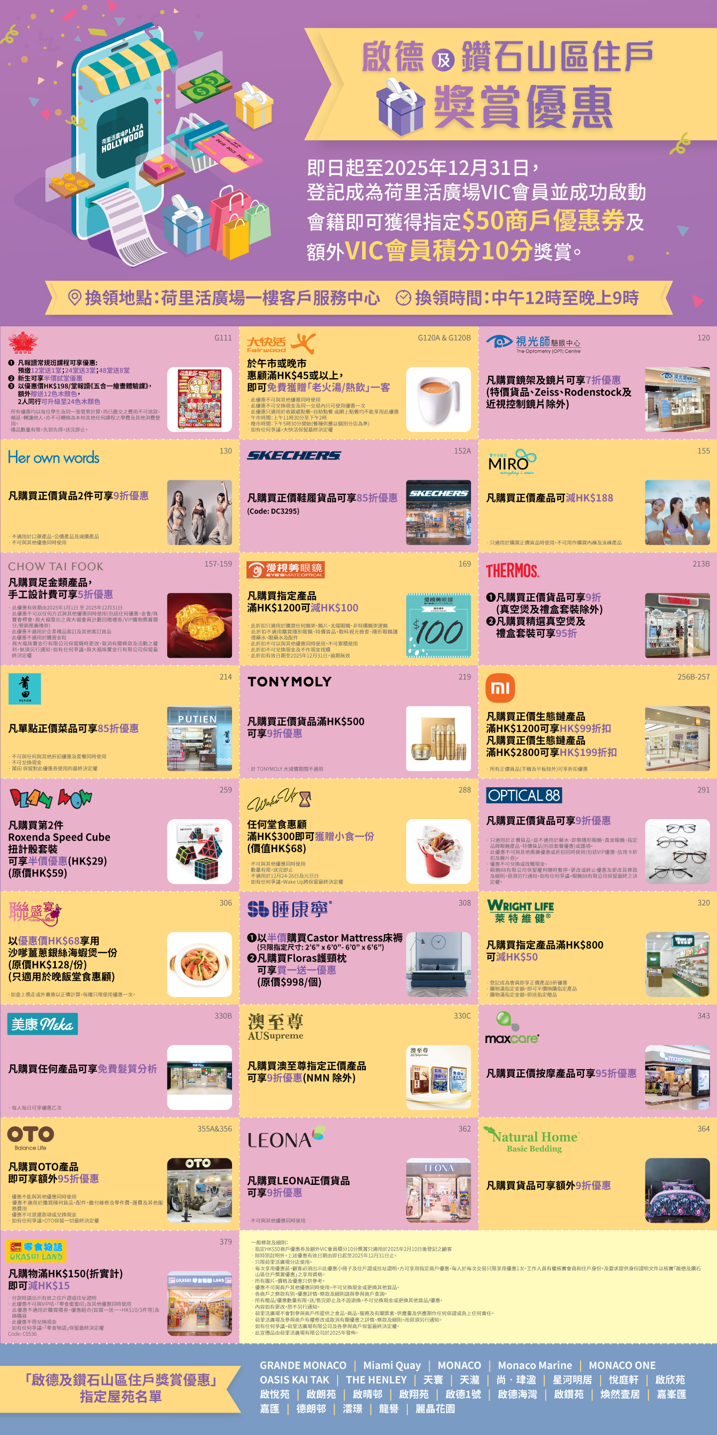 Kai Tak & Diamond Hill Resident Privileges